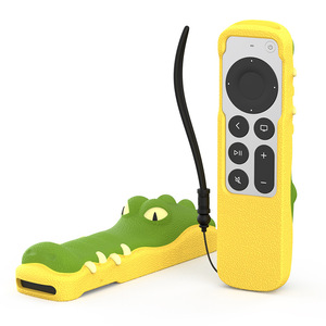 SIKAI Crocodile <b>Remote</b> Cover For Apple <b>TV</b> 4K <b>Controller</b> Anti Drop Protection Case With Lanyard - Product Image 5