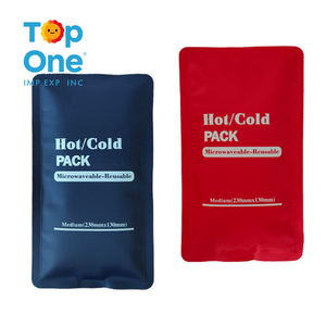 TopOne Packs de gel chaud et froid réutilisables petite poche de glace de compression flexible rectangulaire multi-taille - Product Image 1