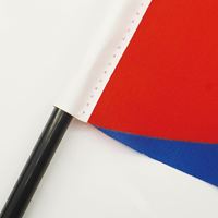 Drapeau de table de l'Érythrée 14*21 cm avec mât noir, expédition rapide en 48 heures