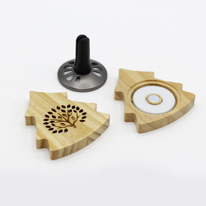 Lüks Ahşap Desenli Araç Havalandırma Kokusu, Yeniden Doldurulabilir Özel Logolu Araç Parfüm Difüzörü - Product Image 3