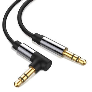 <span class=keywords><strong>สาย</strong></span>โคแอกเชียลเสียงแบบถักไนลอน 1.8 เมตร 3.5 มม. ชุบทอง หัวต่อแบบ MALE-MALE สำหรับโปรเจคเตอร์ ราคาโรงงาน ขายดี - Product Image 4