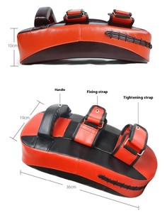 Pad da Calcio per Boxe, MMA, Muay Thai, Arti Marziali, Karate, <span class=keywords><strong>Taekwondo</strong></span> in Pelle PU con Bersaglio ad Arco per Piedi - Product Image 3