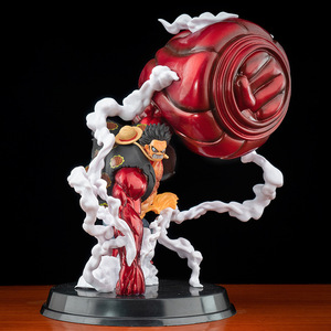 Pirate Sea King fait à la main 4 vitesses grande main <span class=keywords><strong>Luffy</strong></span> 25cm GK pays singe roi pistolet PVC 1:8 échelle souffleur d'air fonction Anime décoration - Product Image 6