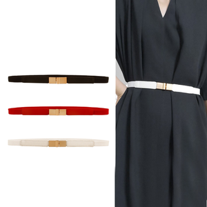 Bonne qualité haoyu carré femmes joint décoratif <span class=keywords><strong>jupe</strong></span> rétro élastique mince <span class=keywords><strong>ceinture</strong></span> avec une taille simple - Product Image 2