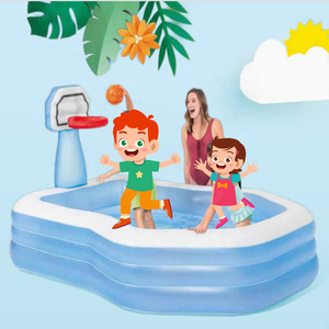 <span class=keywords><strong>INTEX</strong></span> 57183 Shot piscine rectangulaire piscine gonflable extérieure pour enfants piscine de jeu de basket-ball - Product Image 3