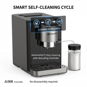 <span class=keywords><strong>Cafetera</strong></span> Eléctrica Comercial JL06B, la <span class=keywords><strong>Mejor</strong></span> <span class=keywords><strong>Cafetera</strong></span> Automática con Pantalla Táctil <span class=keywords><strong>para</strong></span> Negocios, de Grano a Taza, con Tanque de Leche - Product Image 1