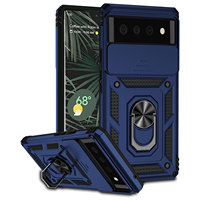 Étuis de téléphone pour Google Pixel 10 9 8 7 6 Pro XL 5G 8A 7A 6A étuis de support robuste porte-anneau caméra coulissante couverture de téléphone portable