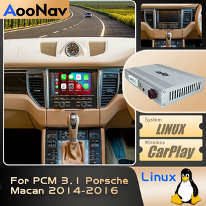 Aoonav Linux hộp giải mã gương liên kết cho PCM <span class=keywords><strong>3.1</strong></span> PORSCHE MACAN 2014 2016 không dây Apple Carplay <span class=keywords><strong>Android</strong></span> Auto Stereo nâng cấp - Product Image 2