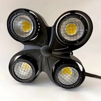 Projecteur de scène LED étanche 4x100W à 4 yeux, DMX512, IP65, COB 400W, matrice LED, pour studio, émission TV, Fresnel, éclairage d'audience