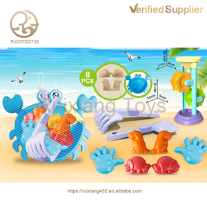 Moldes de plástico para exteriores, cubo de arena, juego de juguetes de <span class=keywords><strong>playa</strong></span> de verano para niños de 2 a 4 años, juguetes y estructuras para bebés al aire libre - Product Image 6