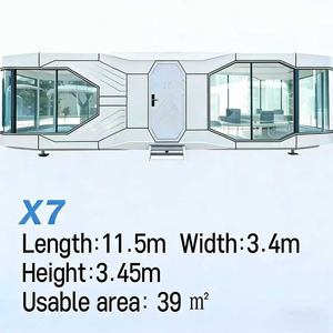 Maisons d'aéroport X7, <span class=keywords><strong>maison</strong></span> capsule de luxe préfabriquée, <span class=keywords><strong>maison</strong></span> préfabriquée - Product Image 4