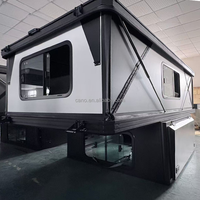 Promotion : Cabine de camping rigide pour pick-up avec levage vertical, compatible Ford F150, cadre en aluminium, pour voyages en camping autonome et aventures tout-terrain