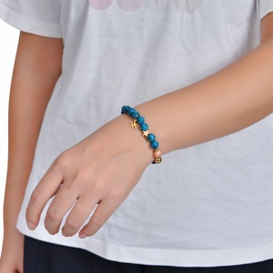 Pulseras Populares Azules con los 12 Signos del Zodiaco Hechas con Piedras Naturales, Cadenas de Cuentas Hechas a Mano, Regalos para Festivales, Joyería de Cuentas - Product Image 3