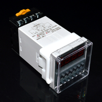 Pengontrol penundaan waktu panel program 24V 220V AC DC digital timer relay industri