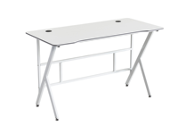 Bureau d'ordinateur ergonomique moderne et minimaliste en MDF durable de haute qualité, table de jeu professionnelle en métal pour la maison et le bureau
