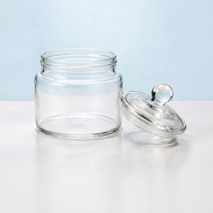 Frasco de Pesaje de Vidrio Borosilicato, Forma Baja, Recipiente de Laboratorio Resistente a Químicos, Contenedor de Almacenamiento de Muestras de 1000 ml, Modelo 1306 Biolab - Product Image 1