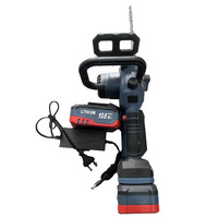 Scie à chaîne sans balais pour la maison Outils de jardinage Machine à couper le bois Scie à chaîne sans balais 108Vf à batterie au lithium
