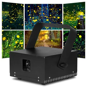 SHTX Portable Multi Color led Firefly Starry Laser Light RGB Star Laser projection light para Decoração de Natal Lâmpada Firefly