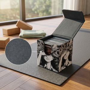100+ Tarot Cards Pu Leather <b>Flannel</b> Portable Eco-Friendly Customizable Square Corner Flip Deck Box - Product Image 3
