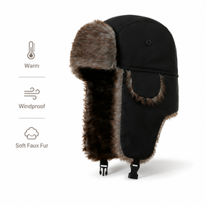Chapeau de ski imperméable en taffetas avec <span class=keywords><strong>cache</strong></span>-<span class=keywords><strong>oreilles</strong></span>, coupe-vent, chaud, <span class=keywords><strong>pour</strong></span> l'hiver, idéal <span class=keywords><strong>pour</strong></span> les activités de plein air, vente en gros, chapeaux unisexes ajustables <span class=keywords><strong>pour</strong></span> temps froid - Product Image 3