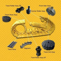 Chaîne de chenilles pour bulldozer Shantui 8203-MJ-37000-01, compatible avec les modèles SD16, SD16L, TY220, SD22, SD32