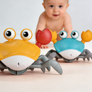 Jouet de bain éducatif pour enfants de 5 à 7 ans, crabe qui marche sur l'eau, jouet qui se déplace en sens inverse à la rotation du vent, qui danse, qui rampe, qui échappe à son ventre, qui joue - Product Image 1