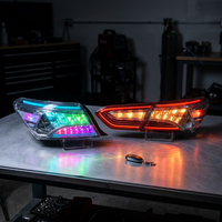 Ensemble de feux arrière LED complets, lentille transparente RGB, neuf pour Camry 2021-2023 LH+RH