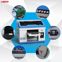 A2 A3 ukuran dua kepala profesional di casing ponsel pena Golf botol kaca dapat Flatbed Rotary UV Printer