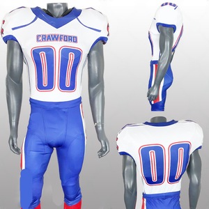 شعار مخصص مطرز اسم الشعار الأمريكية والتكبير الكبار ملابس كرة القدم الأمريكية للشباب - Product Image 6