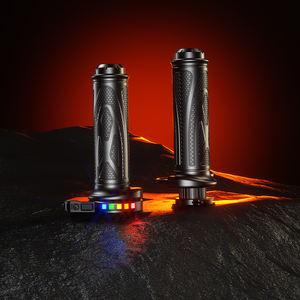 Poignées chaudes de <span class=keywords><strong>moto</strong></span>, <span class=keywords><strong>chargeur</strong></span> USB étanche, poignées chauffantes, manchons de guidon rapidement chauffés avec charge - Product Image 4