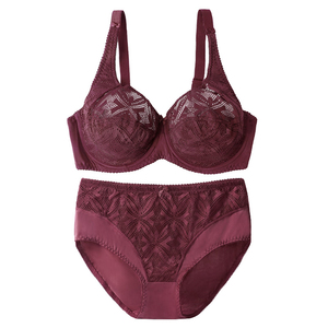 Beijizhi — ensemble de lingerie en Nylon et dentelle pour femmes, culotte de haute qualité, soutien-gorge et slip à armatures - Product Image 1