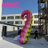 Tentacule de pieuvre gonflable de 4 mètres de long pour la décoration d'événements extérieurs avec des tailles personnalisables