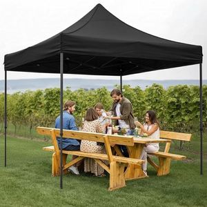 Structure pliante personnalisée 10x10 en aluminium, imperméable, résistante aux UV, ignifuge, en tissu Oxford, pour événements extérieurs, fêtes, salons professionnels - Product Image 3