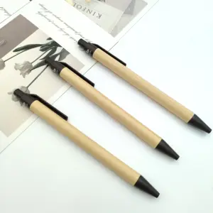 Promotion Custom Paper Tube Pen Environmental Recycled Paper Ballpoint Pen Gift Pen