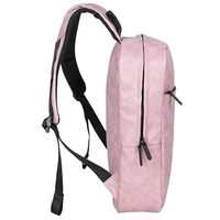 Sac à dos décontracté pour ordinateur portable en cuir PU, minimaliste, antivol, sac à dos scolaire