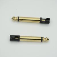Livraison gratuite prise 6.35mm de haute qualité plaqué or prise casque audio stéréo unique 48L