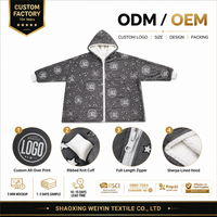 Sudadera con Capucha Extragrande Personalizada de Marca Privada, Manta de Sherpa al por Mayor, Sudadera Ponible para Equipos Deportivos, Proveedor de Regalos OEM ODM