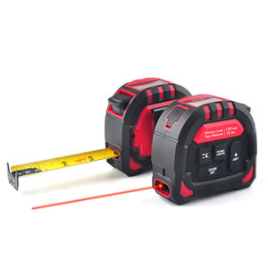 Wintape 2 en 1 Règle de mesure laser <span class=keywords><strong>rechargeable</strong></span> <span class=keywords><strong>USB</strong></span> 130 pieds avec écran - Product Image 1