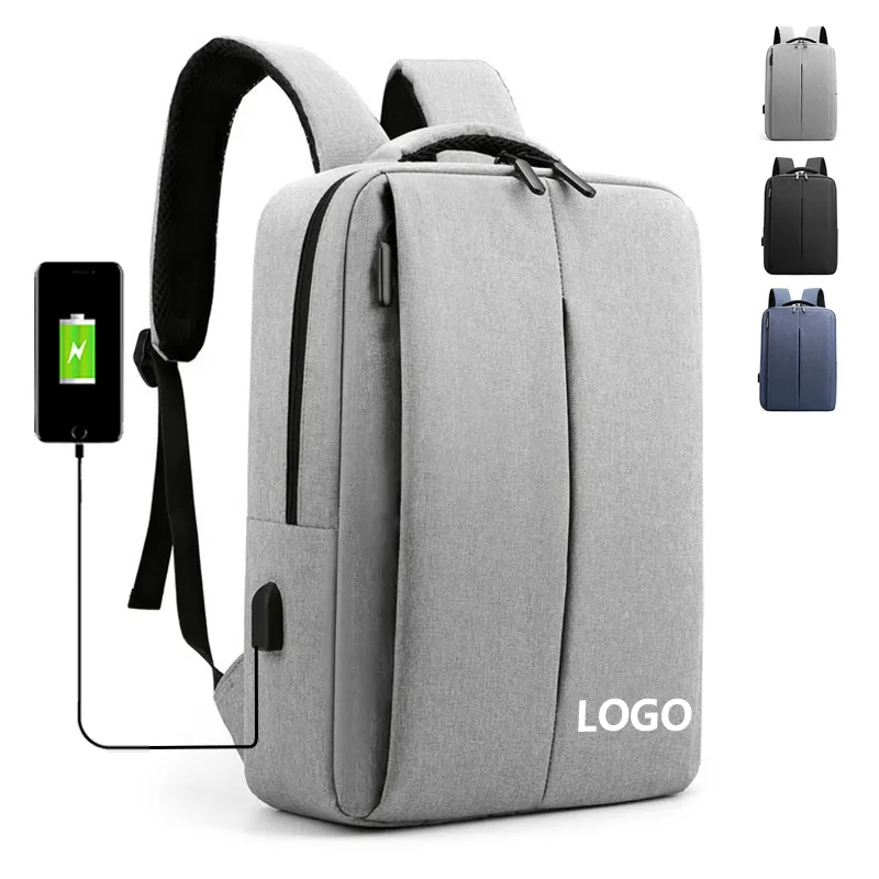 Hot selling smart luxury college mochilas polyester waterproof large smell proof computer travel laptop bags back packs backpack