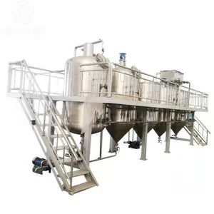 Small mobile rapeseed and peanut edible oil refining machine