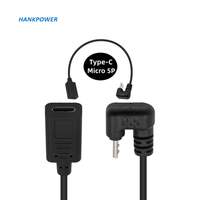 U — USB Type C mâle vers USB femelle, Angle de 180 degrés, téléphone portable externe, souris, clavier, données, OTG