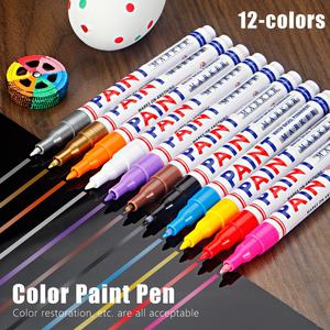 Ensemble de stylos professionnels à pointe fine de 0,7 mm, 12 couleurs vibrantes, pour l'illustration, le dessin, les planificateurs et les travaux de précision sur toute surface - Product Image 1