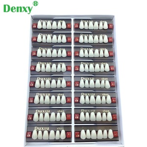 Dents <span class=keywords><strong>en</strong></span> résine synthétique Denxy, résistantes à l'usure, <span class=keywords><strong>en</strong></span> résine acrylique pour prothèse dentaire, deux couches, une couche - Product Image 4