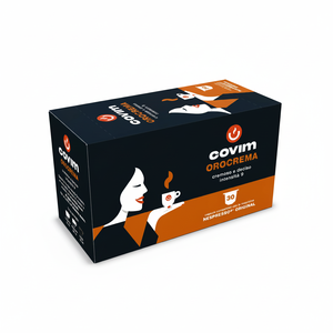 120 Capsule di Caffè Compatibili Covim Orocrema Auto-Proteggenti per Nespresso [0,14 Capsule] - Product Image 2