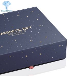 Custom Luxury Hot Stamping Logo Magnetic Close <b>Black</b> <b>Gift</b> Packaging <b>Box</b> - Product Image 3