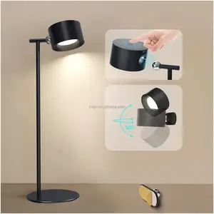Modern Multi-Function 3 in 1 Magnetic Rechargeable Eye Protection Touch Control 3 Brightness LED battery lamp