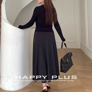 Suéter de Punto Acanalado con Cuello en V para Mujer, Marca Runqi, Corte Ajustado, Grosor Medio, Antipilling, Color Sólido, Otoño-Invierno - Product Image 4