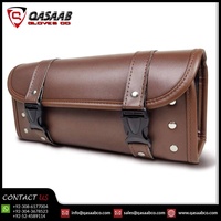 Moto Styles personnalisés Respirant Résistant à l'eau PU Cuir Moto Outil Sport-Touring Sac de Selle de Rangement-Pochette Roll-Bags