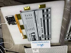 Pantalla de Tinta Electrónica de 13.3 Pulgadas con Energía Solar, Pantalla de Papel Electrónico para Exteriores, Letrero de Tinta Electrónica para Paradas de Autobús - Product Image 6