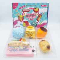 Mini Squishies Alimentaires au Beurre et au Fromage à Montée Lente, Jouets à Presser, Ensemble de Boîtes Mystères Blocs de Construction - Vente Chaude